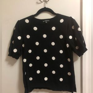 Adrianna Papell Polka Dot Sweater